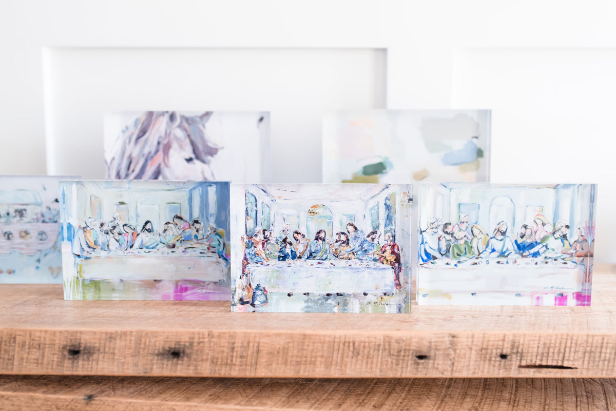 Legacy Meal II Last Supper Acrylic Tabletop Art